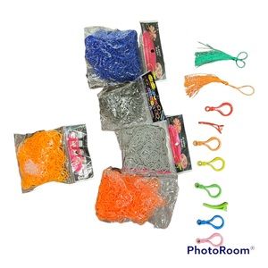 Multicoloured Rainbow Loom Bundle